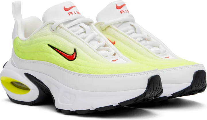 Nike White & Yellow Air Max Portal Sneakers - Image 4