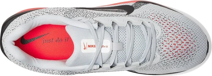 Nike Winflo 11 Men's Shoes Pure Platinum/Black/Bright Crimson : 12.5 D - Medium, Synthetic - Image 2