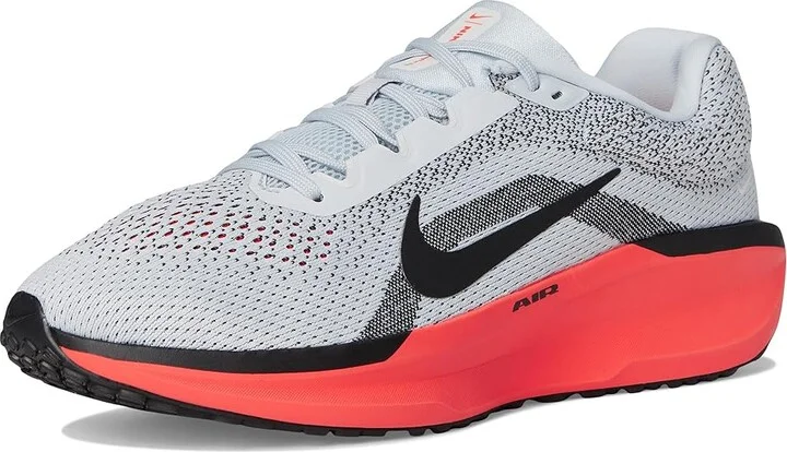 Nike Winflo 11 Men's Shoes Pure Platinum/Black/Bright Crimson : 12.5 D - Medium, Synthetic - Image 5