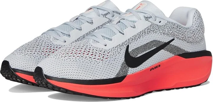 Nike Winflo 11 Men's Shoes Pure Platinum/Black/Bright Crimson : 12.5 D - Medium, Synthetic