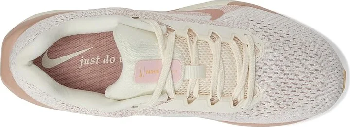 Nike Winflo 11 Women's Shoes Pale Ivory/Metallic Rose Gold : 11 B - Medium, Synthetic - Image 2