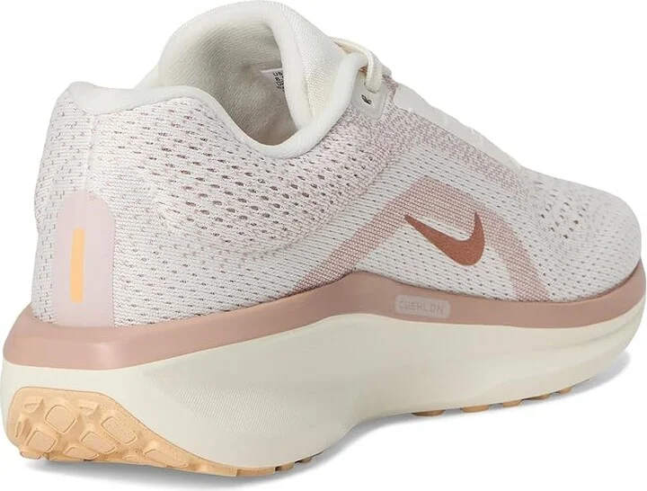 Nike Winflo 11 Women's Shoes Pale Ivory/Metallic Rose Gold : 11 B - Medium, Synthetic - Image 4