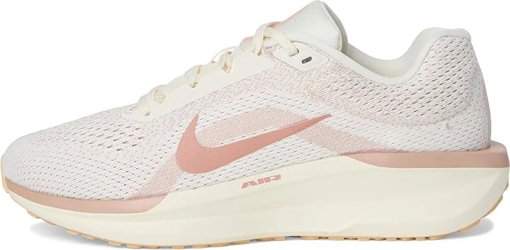 Nike Winflo 11 Women's Shoes Pale Ivory/Metallic Rose Gold : 11 B - Medium, Synthetic - Image 6
