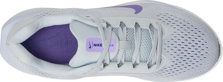 Nike Winflo 11 Women's Shoes Pure Platinum/Ghost/Wild Violet/Concord/Summit White/Clay Green : 9 B - Medium, Synthetic - Image 2