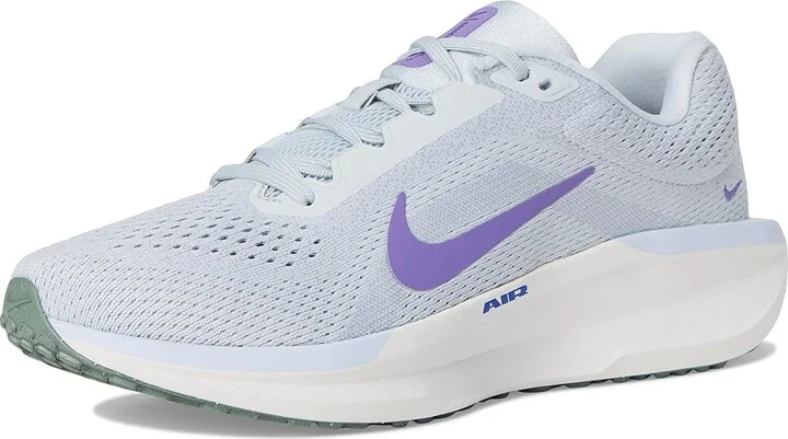 Nike Winflo 11 Women's Shoes Pure Platinum/Ghost/Wild Violet/Concord/Summit White/Clay Green : 9 B - Medium, Synthetic - Image 5