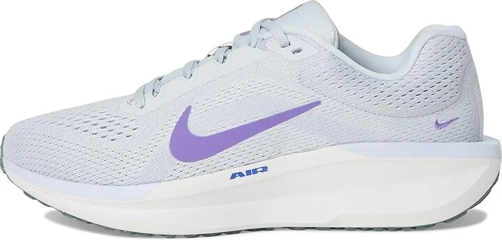 Nike Winflo 11 Women's Shoes Pure Platinum/Ghost/Wild Violet/Concord/Summit White/Clay Green : 9 B - Medium, Synthetic - Image 6