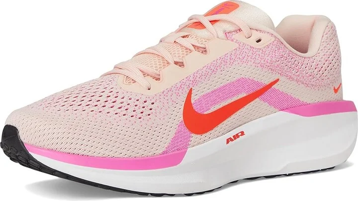 Nike Winflo 11 Women's Shoes Washed Coral/Bright Crimson/Fire Pink/White/Black : 5 B - Medium, Synthetic - Image 5