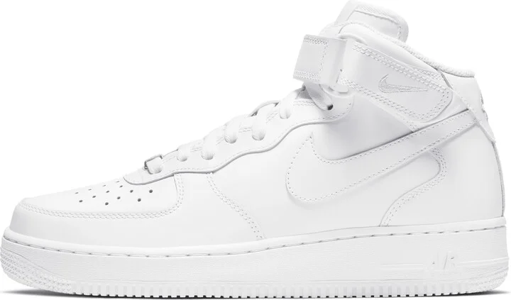 Nike Women's Air Force 1 '07 Mid Shoes in White | DD9625-100
