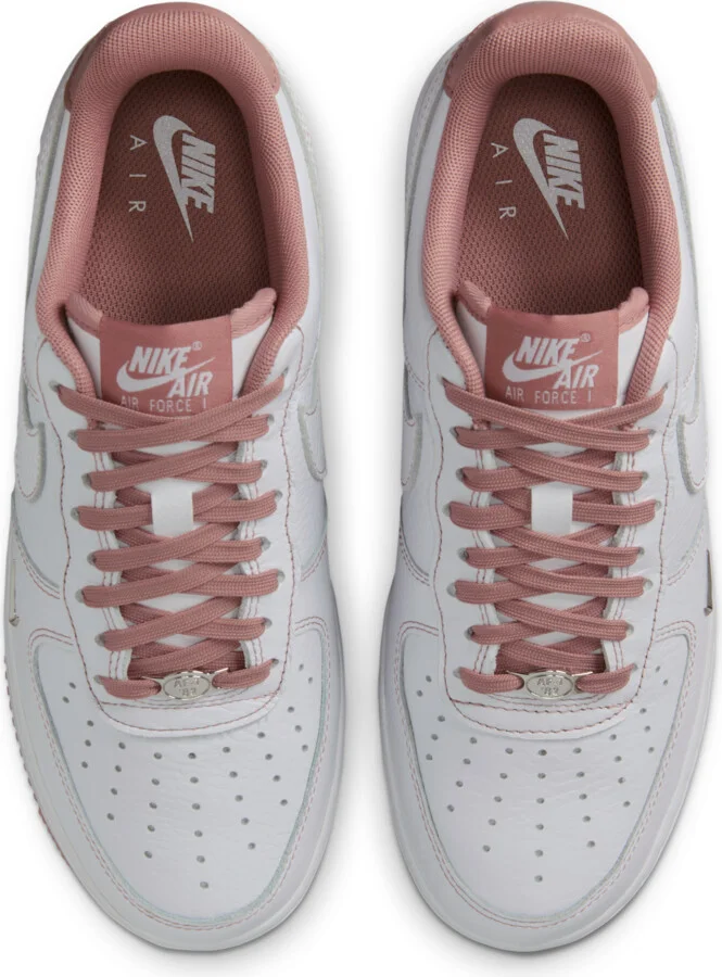 Nike Women's Air Force 1 '07 Mini Jewel Shoes in White | IB6543-100 - Image 4