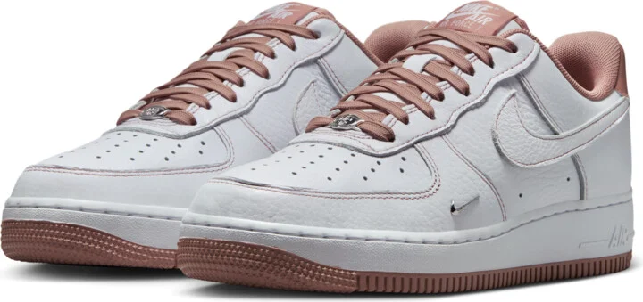 Nike Women's Air Force 1 '07 Mini Jewel Shoes in White | IB6543-100 - Image 5