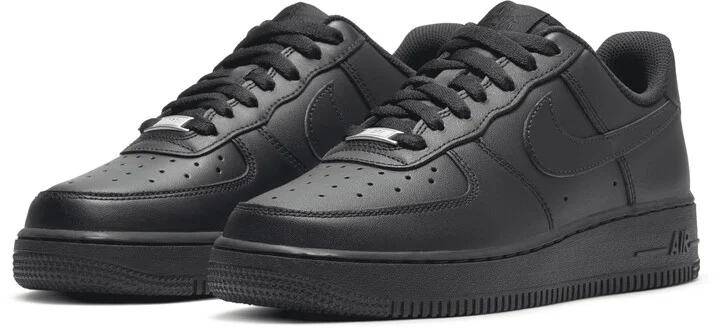 Nike Women's Air Force 1 '07 Shoes in Black | DD8959-001 - Image 6