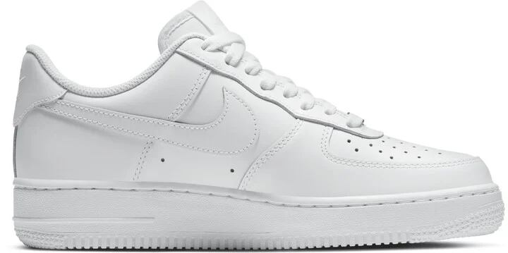 Nike Women's Air Force 1 '07 Shoes in White | DD8959-100 - Image 4