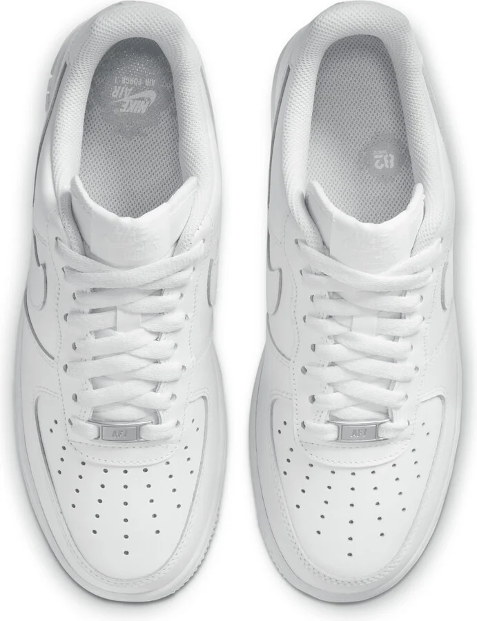 Nike Women's Air Force 1 '07 Shoes in White | DD8959-100 - Image 5