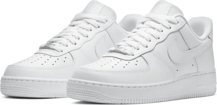 Nike Women's Air Force 1 '07 Shoes in White | DD8959-100 - Image 6
