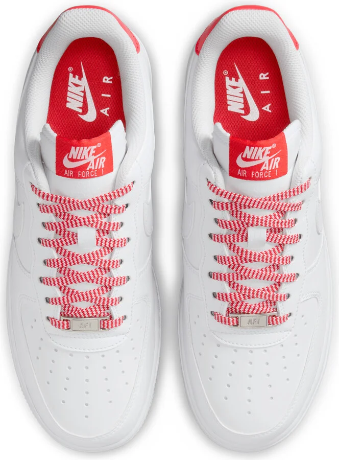 Nike Women's Air Force 1 '07 Shoes in White | IB7167-103 - Image 4
