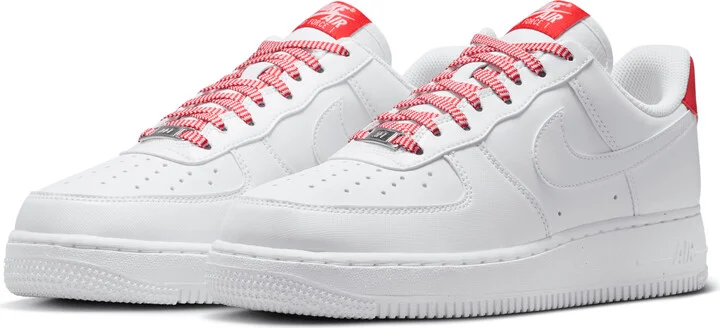 Nike Women's Air Force 1 '07 Shoes in White | IB7167-103 - Image 5