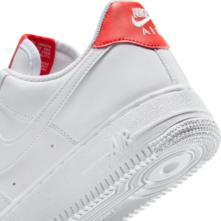 Nike Women's Air Force 1 '07 Shoes in White | IB7167-103 - Image 8
