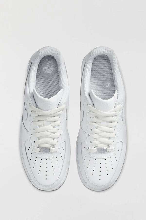 Nike Women's Air Force 1 '07 Sneaker in White/White/White - Image 2