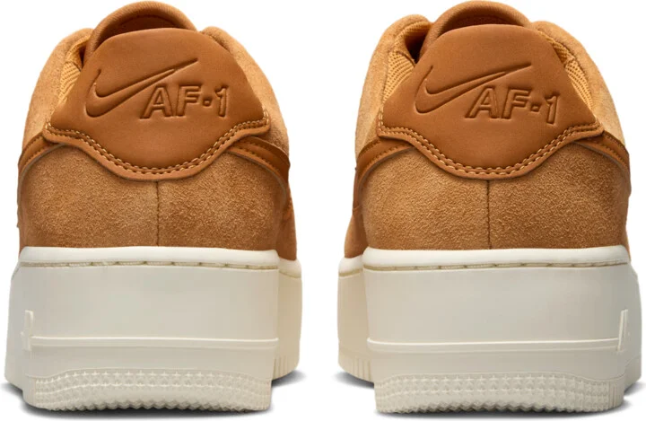 Nike Women's Air Force 1 Sage Low Shoes in Brown | AR5339-701 - Image 6
