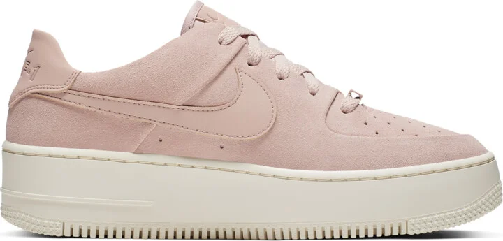 Nike Women's Air Force 1 Sage Low Shoes in White | AR5339-201 - Image 3