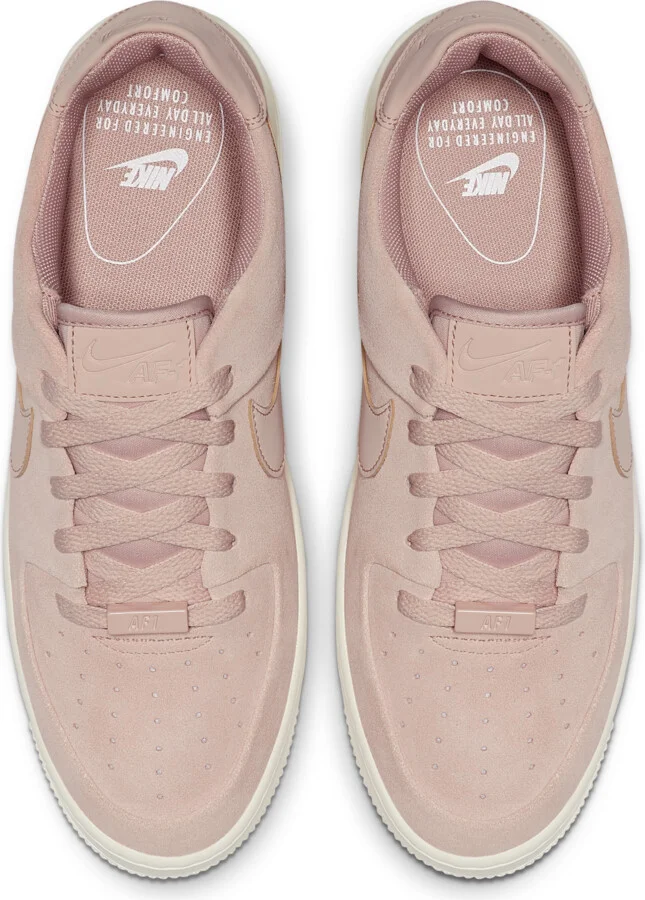 Nike Women's Air Force 1 Sage Low Shoes in White | AR5339-201 - Image 4