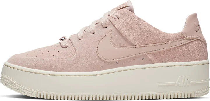 Nike Women's Air Force 1 Sage Low Shoes in White | AR5339-201