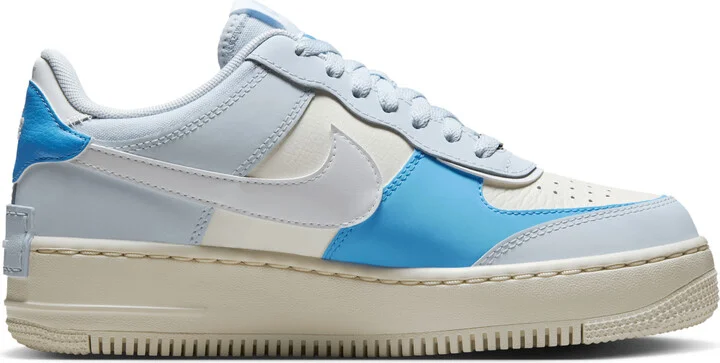Nike Women's Air Force 1 Shadow Shoes in Blue | DZ1847-400 - Image 3
