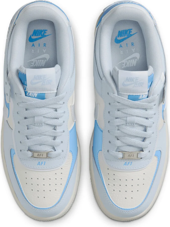 Nike Women's Air Force 1 Shadow Shoes in Blue | DZ1847-400 - Image 4