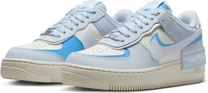Nike Women's Air Force 1 Shadow Shoes in Blue | DZ1847-400 - Image 5