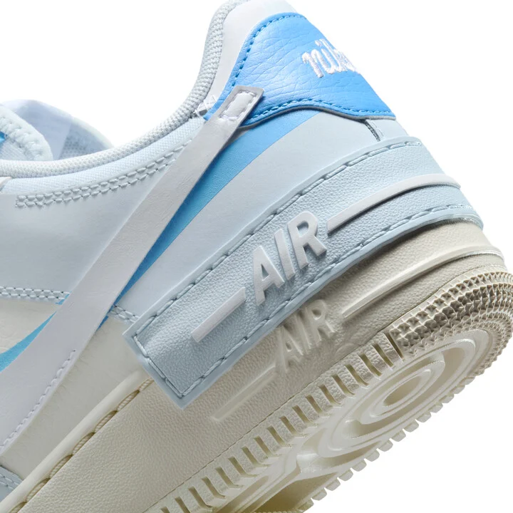 Nike Women's Air Force 1 Shadow Shoes in Blue | DZ1847-400 - Image 8