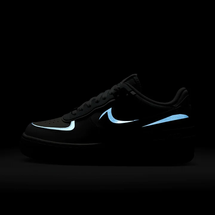 Nike Women's Air Force 1 Shadow Shoes in Blue | DZ1847-400 - Image 10