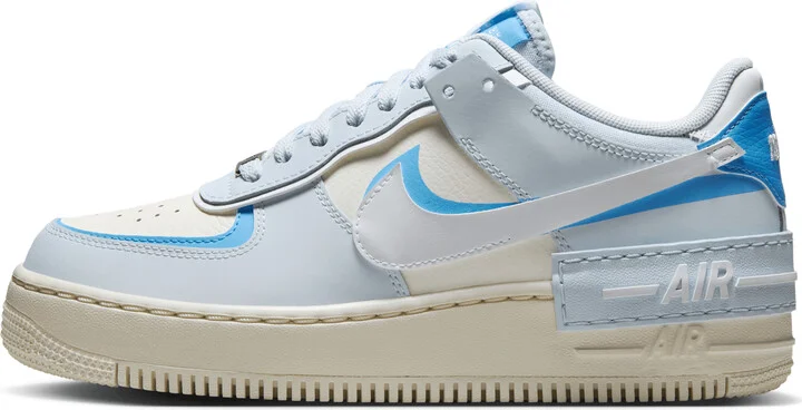 Nike Women's Air Force 1 Shadow Shoes in Blue | DZ1847-400