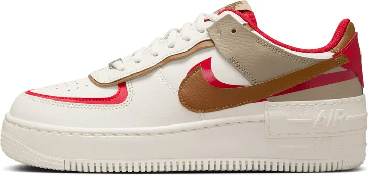 Nike Women's Air Force 1 Shadow Shoes in Grey | HQ3400-030