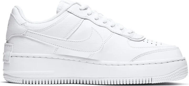 Nike Women's Air Force 1 Shadow Shoes in White | CI0919-100 - Image 3