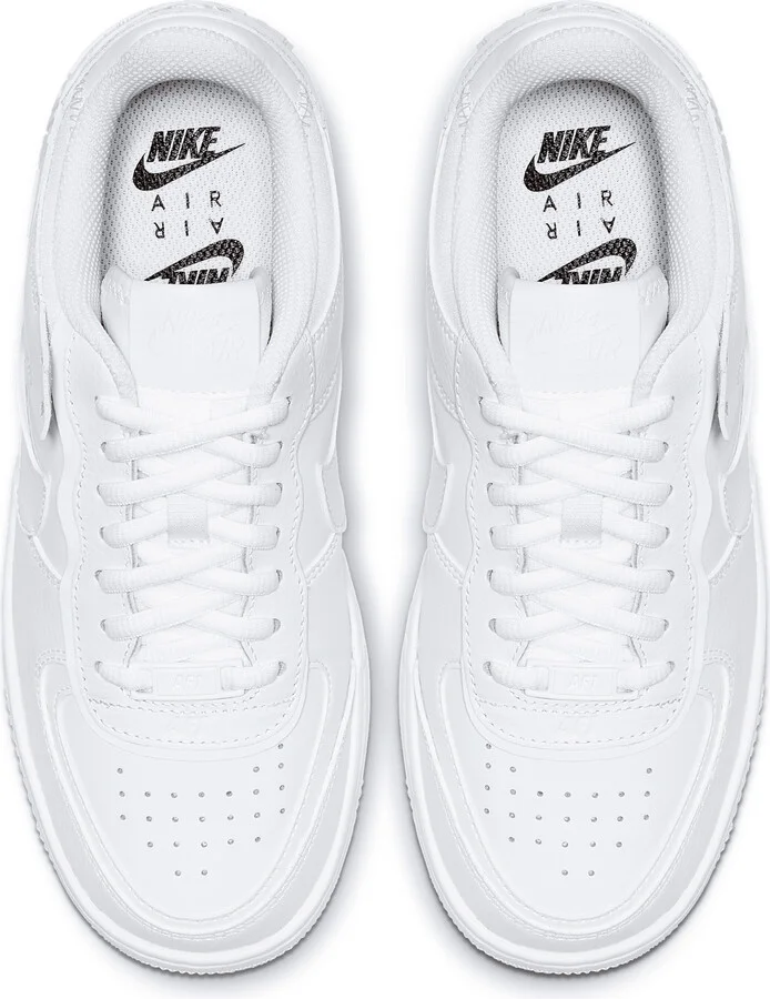 Nike Women's Air Force 1 Shadow Shoes in White | CI0919-100 - Image 4