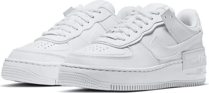 Nike Women's Air Force 1 Shadow Shoes in White | CI0919-100 - Image 5