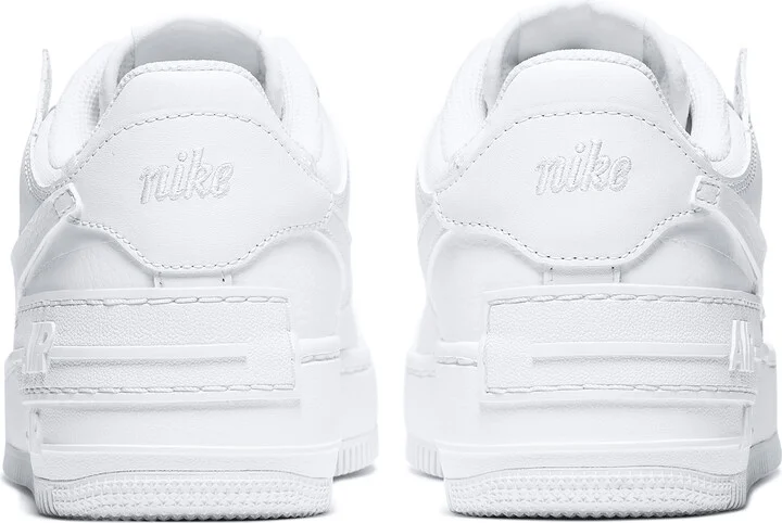Nike Women's Air Force 1 Shadow Shoes in White | CI0919-100 - Image 6