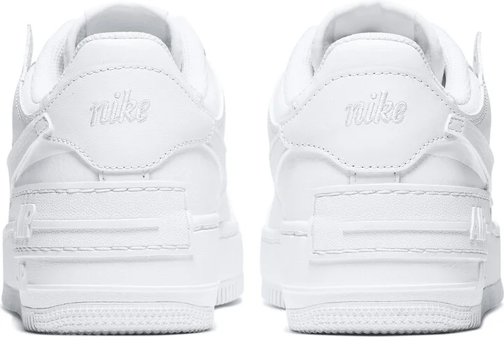 Nike Women's Air Force 1 Shadow Shoes in White | CI0919-100 - Image 7