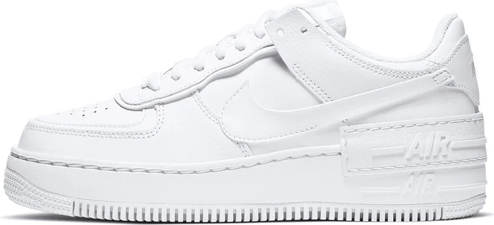 Nike Women's Air Force 1 Shadow Shoes in White | CI0919-100