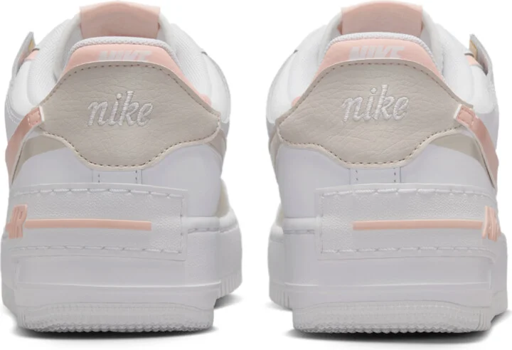 Nike Women's Air Force 1 Shadow Shoes in White | CI0919-121 - Image 6