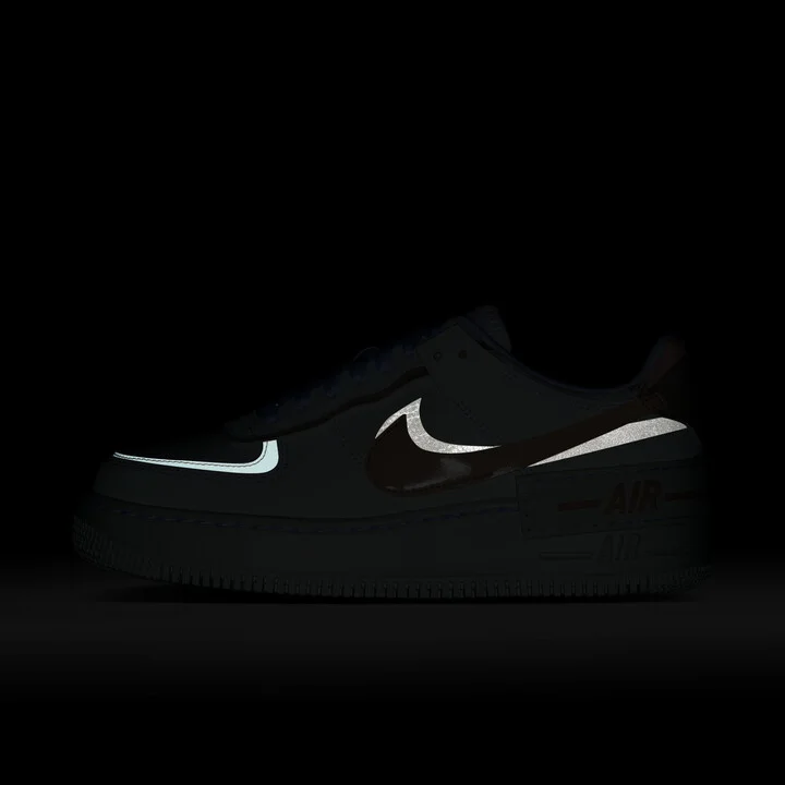 Nike Women's Air Force 1 Shadow Shoes in White | CI0919-121 - Image 10