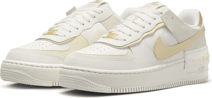 Nike Women's Air Force 1 Shadow Shoes in White | DZ1847-108 - Image 5