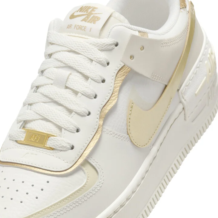 Nike Women's Air Force 1 Shadow Shoes in White | DZ1847-108 - Image 7
