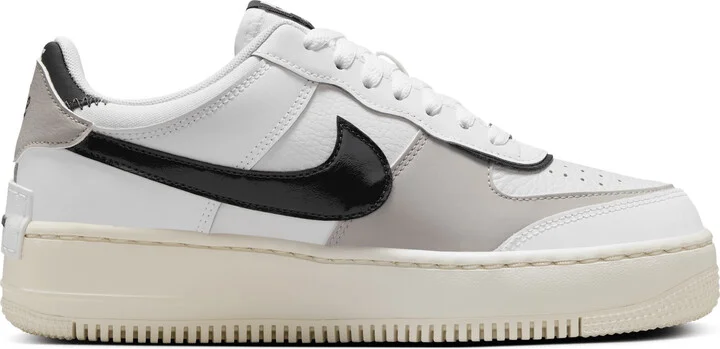 Nike Women's Air Force 1 Shadow Shoes in White | DZ1847-110 - Image 3
