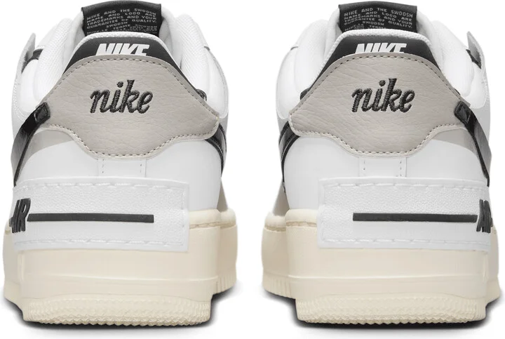 Nike Women's Air Force 1 Shadow Shoes in White | DZ1847-110 - Image 6