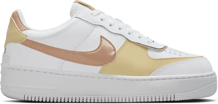 Nike Women's Air Force 1 Shadow Shoes in White | DZ1847-111 - Image 3