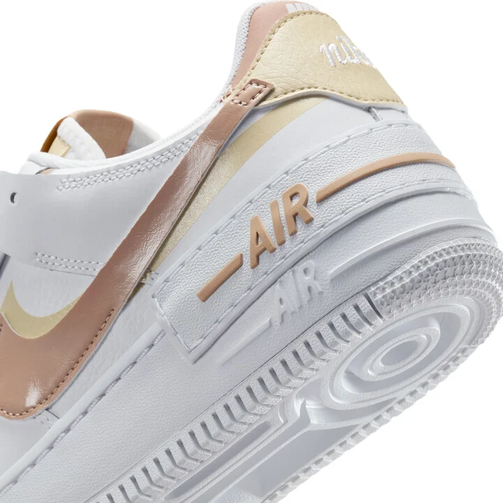 Nike Women's Air Force 1 Shadow Shoes in White | DZ1847-111 - Image 8