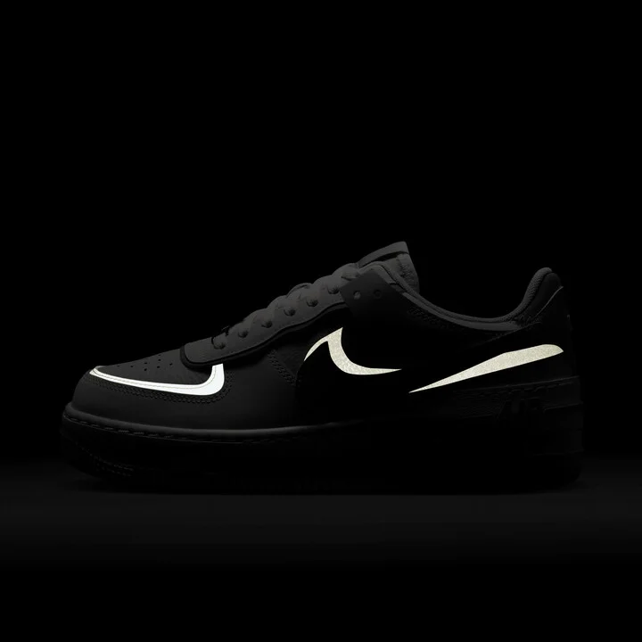 Nike Women's Air Force 1 Shadow Shoes in White | DZ1847-111 - Image 11