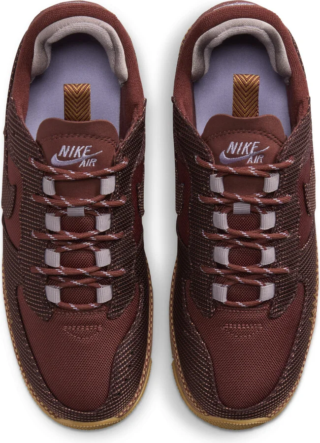 Nike Women's Air Force 1 Wild Shoes in Brown | FB2348-202 - Image 4