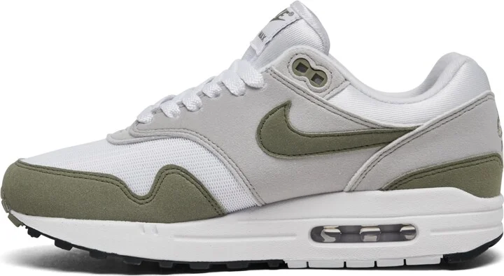 Nike Women's Air Max 1 '87 Casual Sneakers from Finish Line - White/Light Army - Image 2